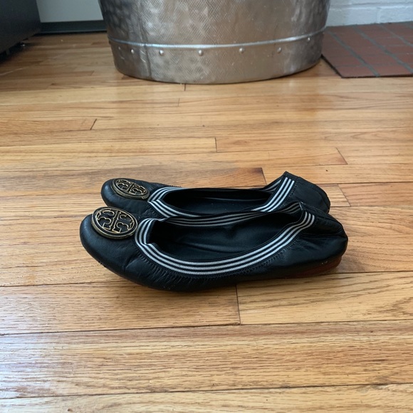 Tory Burch Leather Flats Size 7.5 - Picture 2 of 5